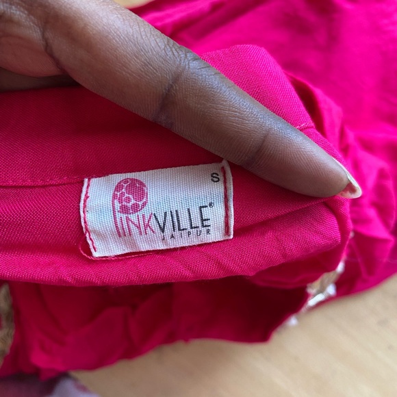 Nykaa Fashion Pink Ville Jaipur Sharara suit set with dupatta size small - Picture 10 of 11